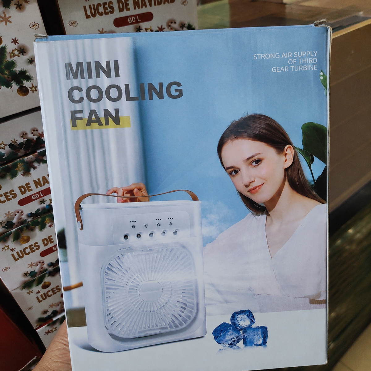 VENTILADOR ENFRIADOR PORTÁTIL AIR COOLING FAN – REFRESCANTE Y PRÁCTICO PARA EL VERANO