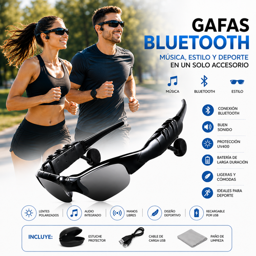 GAFAS BLUETOOTH CON AUDÍFONO
