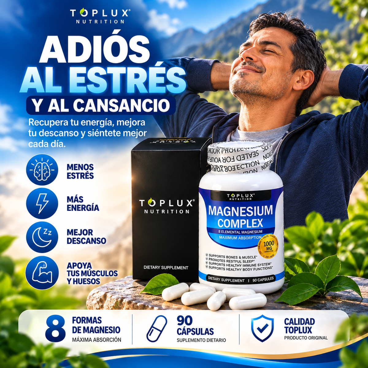 MAGNESIO COMPLEX (90cap)-EN CAJA PREMIUM