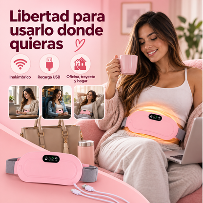 CINTURÓN TÉRMICO PARA CÓLICOS MENSTRUALES 💗