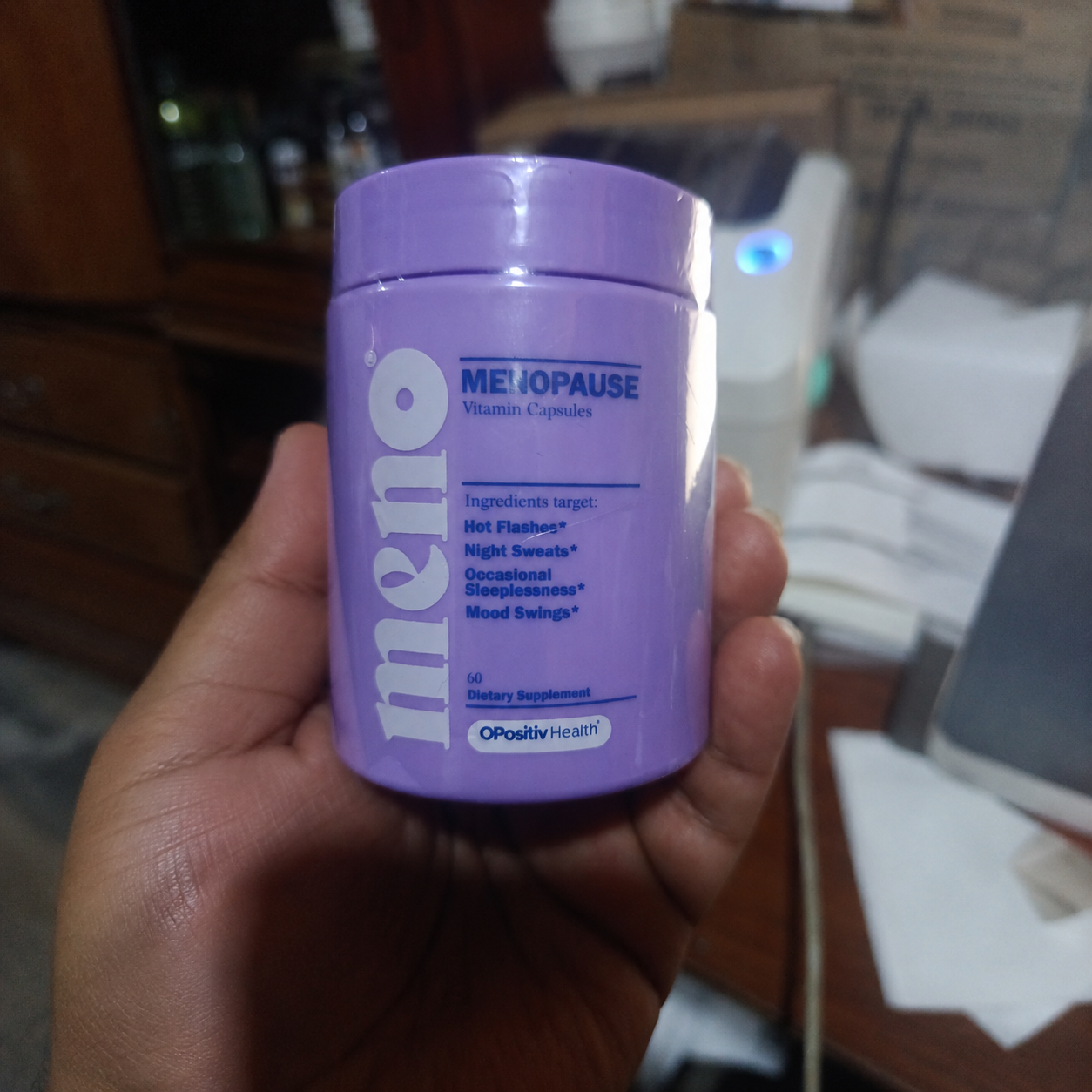 MENO VITAMINA - FRASCO IMPRESO 60 CAPSULAS