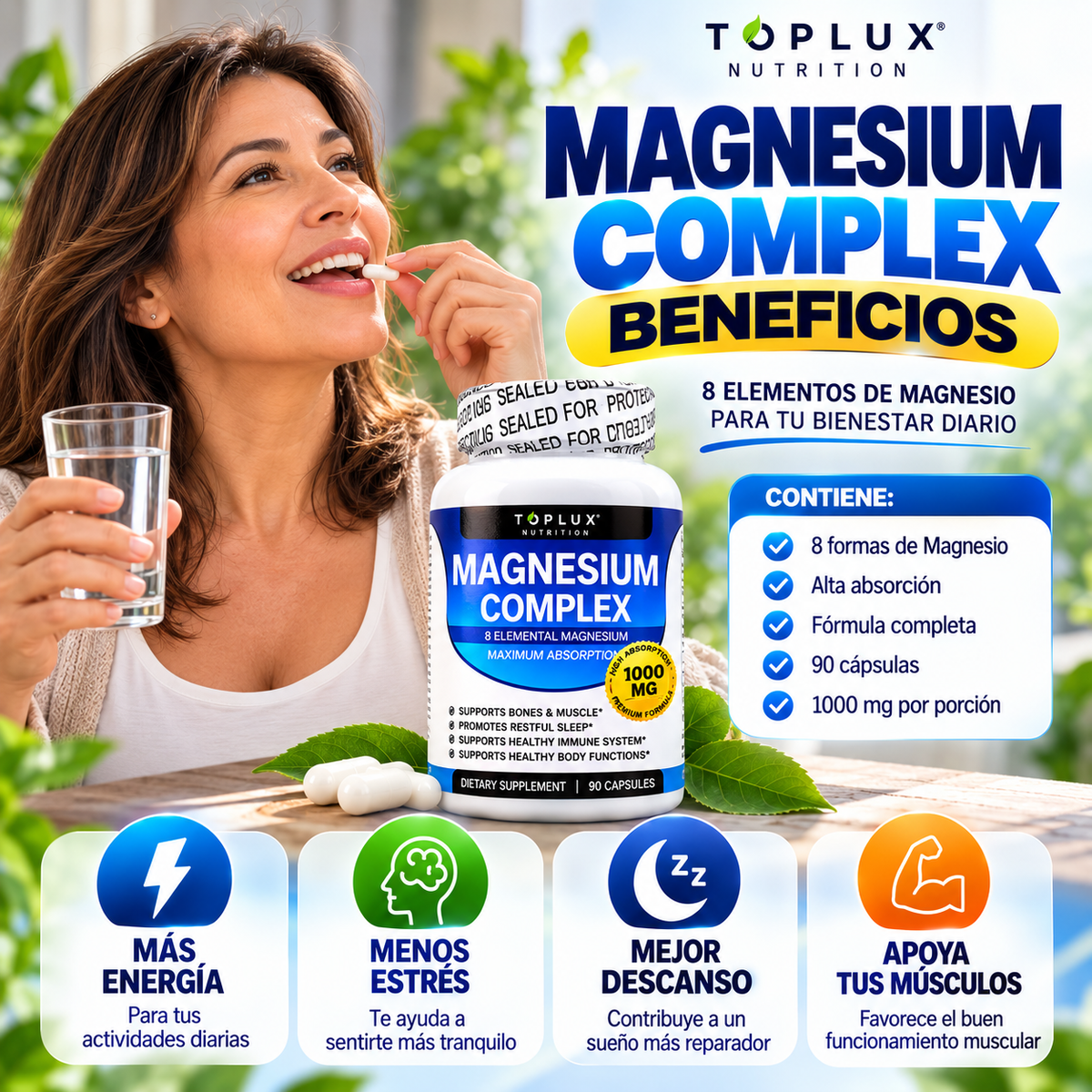 MAGNESIO COMPLEX (90cap)-EN CAJA PREMIUM