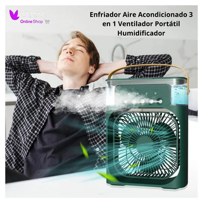 VENTILADOR MINI HUMIFICADOR