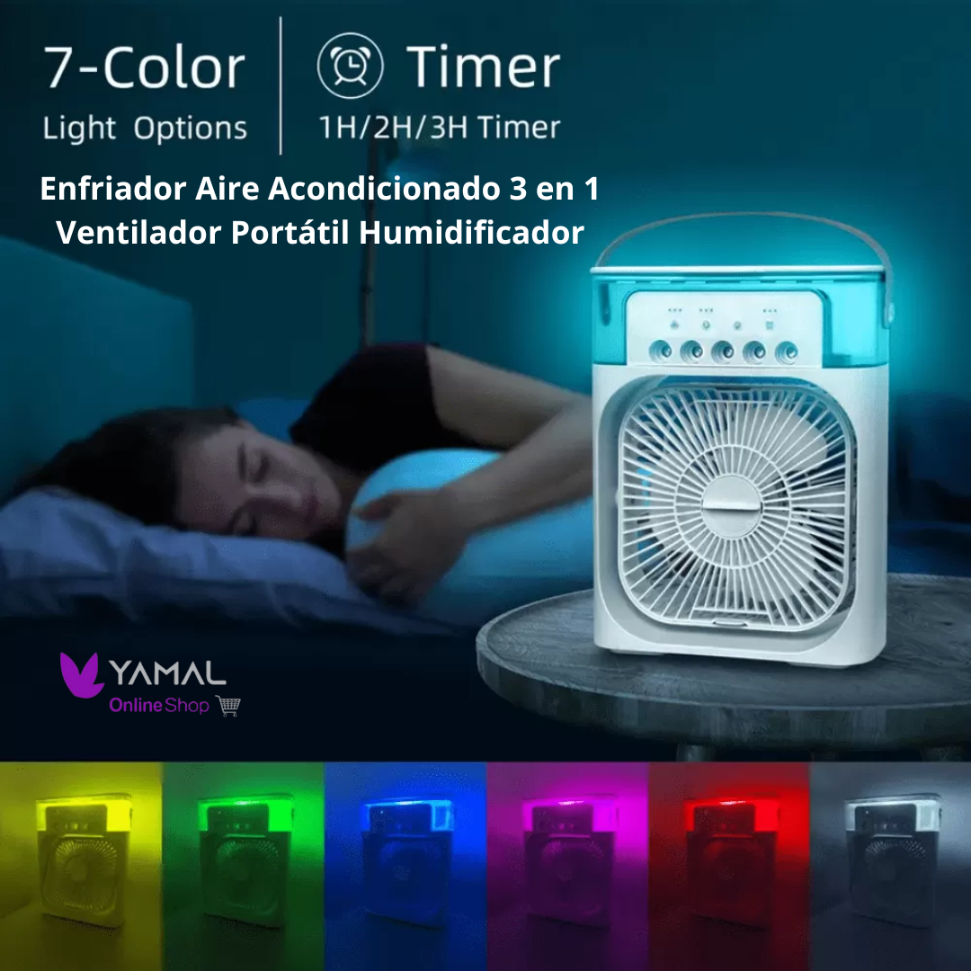 VENTILADOR MINI HUMIFICADOR